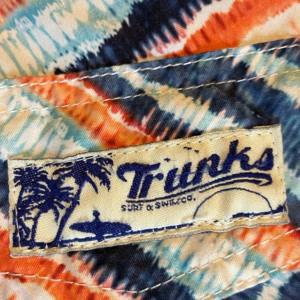 Trunks Surf & Swim Men's Printed Swami‎ Swim Shorts Size Large
